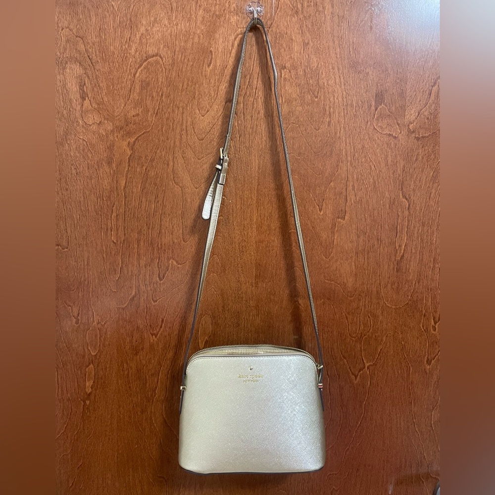 Gold Kate Spade Purse